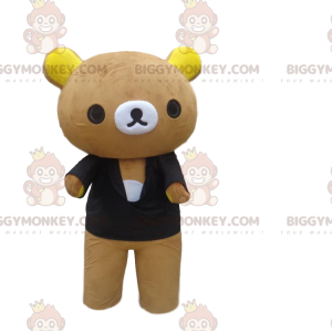 BIGGYMONKEY™ großes Plüsch-Teddybär-Maskottchen-Kostüm mit