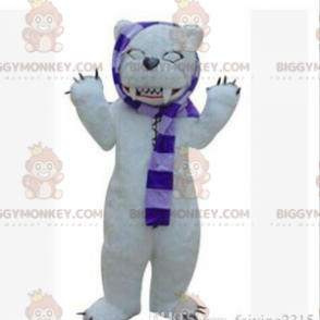 Disfraz de mascota BIGGYMONKEY™ oso polar, oso grizzly, disfraz