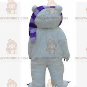 BIGGYMONKEY™ fantasia de mascote urso polar, urso pardo