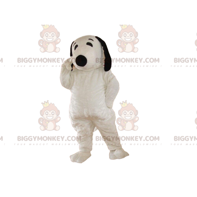 BIGGYMONKEY™ mascottekostuum van Snoopy, de beroemde