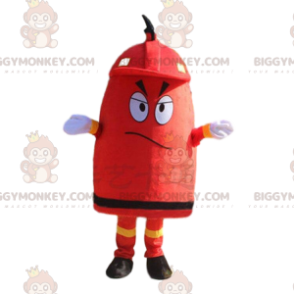 Costume da mascotte gigante rosso idrante antincendio