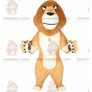 Costume de mascotte BIGGYMONKEY™ gonflable d'Alex, le lion du