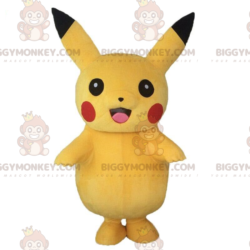 BIGGYMONKEY™ costume mascotte di Pikachu, il Formato L (175-180 CM)