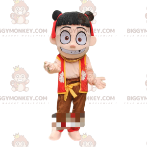 Costume da mascotte BIGGYMONKEY™ di Nezha, famoso demone manga