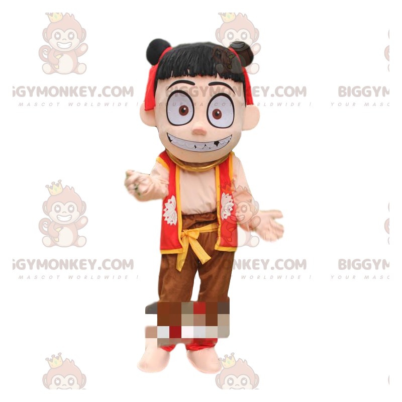 Costume da mascotte BIGGYMONKEY™ di Nezha, famoso demone manga