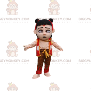 BIGGYMONKEY™ Costume da mascotte di Ne Zha, Demon Child