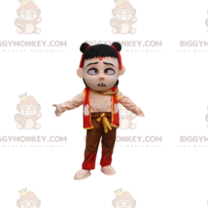 BIGGYMONKEY™ Mascot Costume of Ne Zha, Demon Child, kinesisk