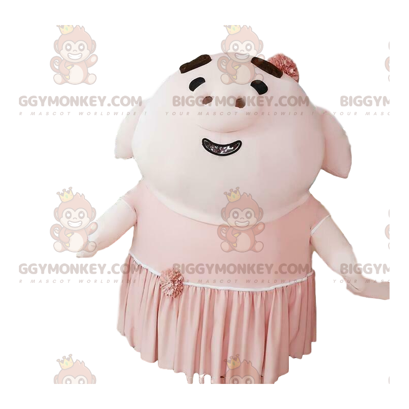 Costume de mascotte BIGGYMONKEY™ de cochon gonflable géant