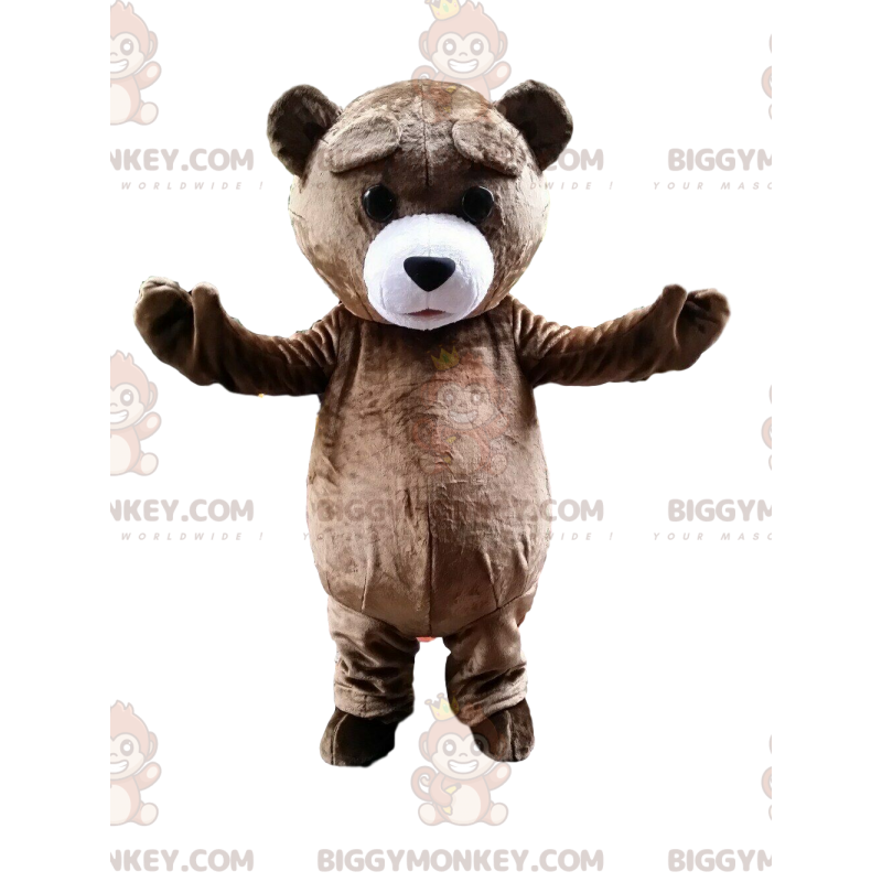 Costume de mascotte BIGGYMONKEY™ de nounours marron géant
