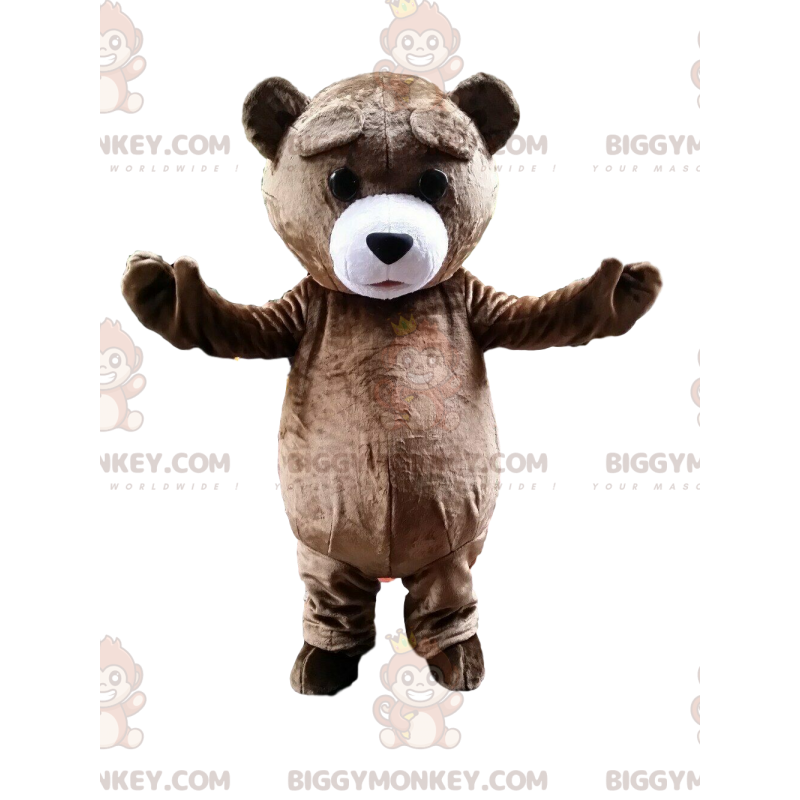 Disfraz de mascota de peluche marrón gigante BIGGYMONKEY™