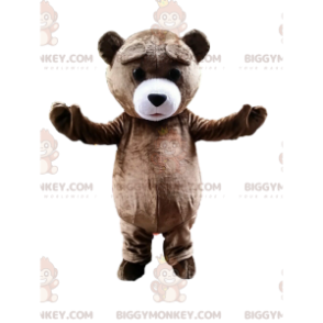 Costume de mascotte BIGGYMONKEY™ de nounours marron géant