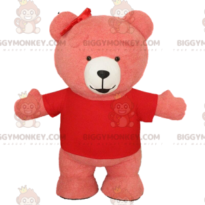 Disfraz de mascota BIGGYMONKEY™ de osito rosa gigante, disfraz