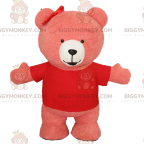 Costume de mascotte BIGGYMONKEY™ de nounours rose géant