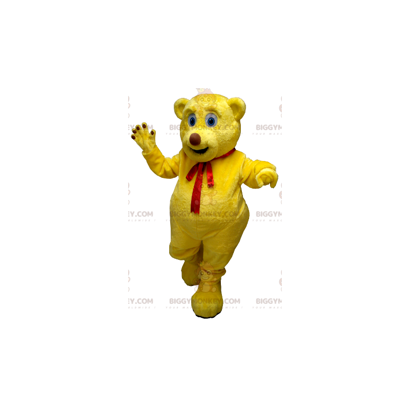 Στολή μασκότ κίτρινης αρκούδας BIGGYMONKEY™ - Biggymonkey.com