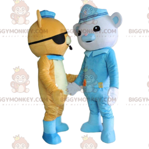 mascote BIGGYMONKEY™ de Barnacles e Kwazii, personagens de