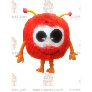 Very Hairy Red Hairball BIGGYMONKEY™ Mascot Costume, Furry