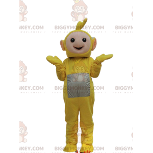 BIGGYMONKEY™ mascot costume of Laa-Laa, yellow character from