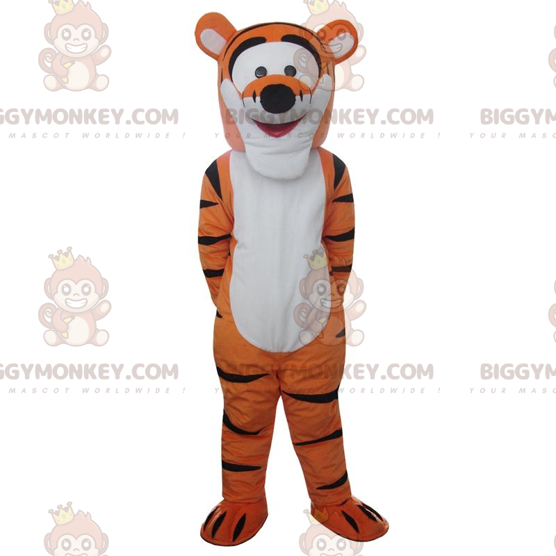 BIGGYMONKEY™ Maskottchenkostüm von Tigger, dem berühmten