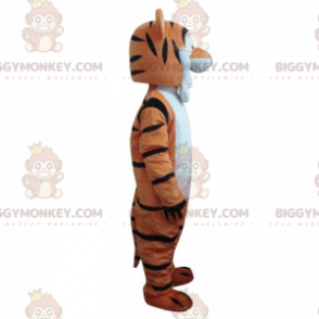 Traje de mascote BIGGYMONKEY™ do Tigrão, famoso tigre laranja