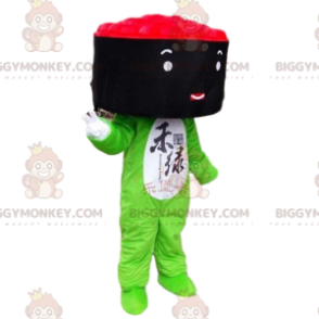 Costume de mascotte BIGGYMONKEY™ de maki, de sushi géant avec
