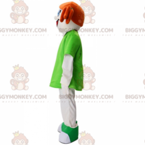 BIGGYMONKEY™ Disfraz de mascota de niña pelirroja, disfraz de