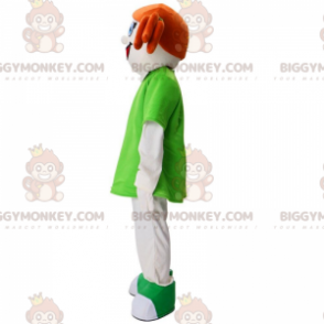 Costume de mascotte BIGGYMONKEY™ de fillette rousse, costume