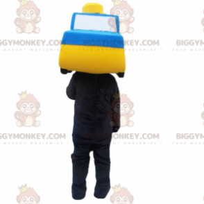 Disfraz de mascota de coche azul y amarillo BIGGYMONKEY™