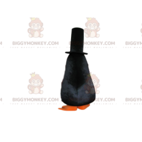 Zwart-witte pinguïn BIGGYMONKEY™-mascottekostuum met grote