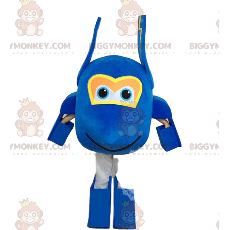 Kostým maskota obřího modrého letadla BIGGYMONKEY™, kostým
