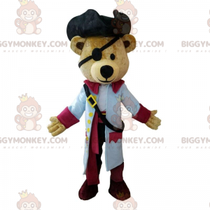 Teddy BIGGYMONKEY™ mascottekostuum gekleed in piratenkostuum