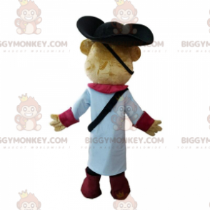 Disfraz de mascota Teddy BIGGYMONKEY™ vestido con traje de