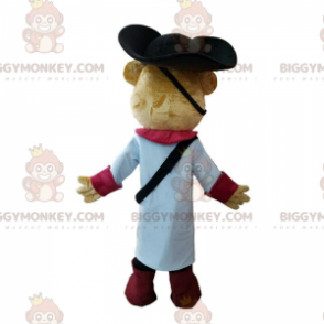 Teddy BIGGYMONKEY™ mascot costume dressed in pirate outfit