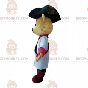 Teddy BIGGYMONKEY™ mascottekostuum gekleed in piratenkostuum