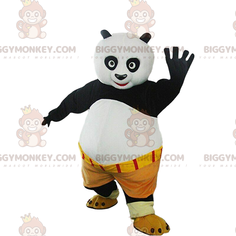BIGGYMONKEY™ mascottekostuum van Po Ping, de beroemde panda in