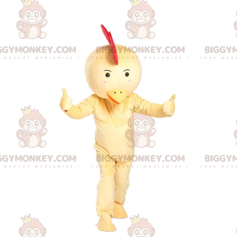 Costume da mascotte pollo BIGGYMONKEY™, costume da gallina