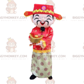 Asiatisk mansdräkt, lyckogudens dräkt - BiggyMonkey maskot