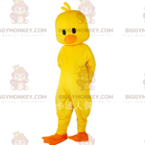 BIGGYMONKEY™ mascot costume yellow canary, giant bird costume –
