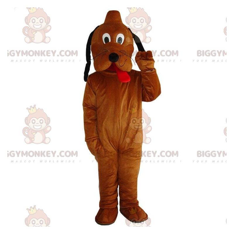 Fato de mascote BIGGYMONKEY™ de Pluto, o famoso cão do Mickey
