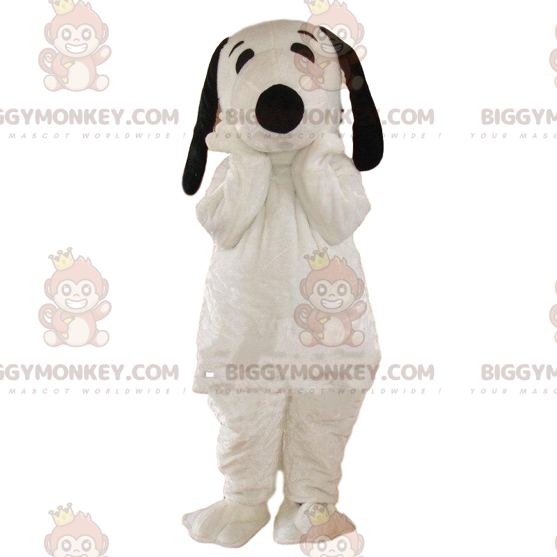 Στολή μασκότ BIGGYMONKEY™ του Snoopy, διάσημος άσπρος και