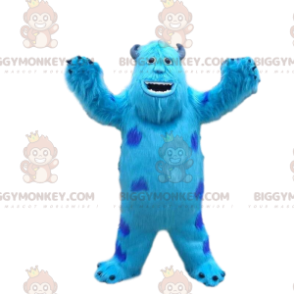 BIGGYMONKEY™ mascottekostuum van Sully, het beroemde blauwe