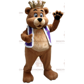 Brown Bear BIGGYMONKEY™ maskottiasu, joka on pukeutunut