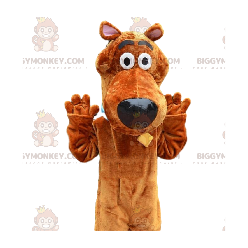 BIGGYMONKEY™ mascottekostuum van Scooby -Doo, de beroemde