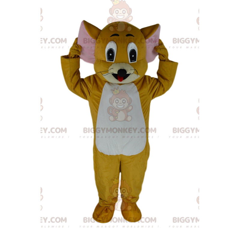 BIGGYMONKEY™ mascot costume of Jerry, the famous mouse from the