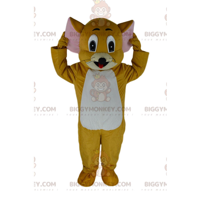 Traje de mascote BIGGYMONKEY™ de Jerry, o famoso rato do