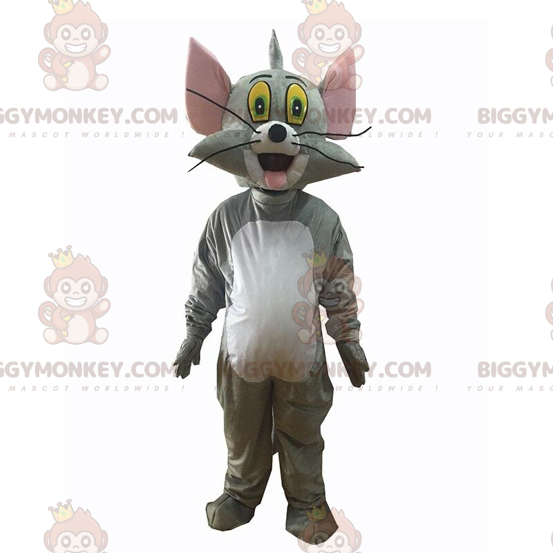 BIGGYMONKEY™ costume mascotte di Tom, il famoso gatto grigio