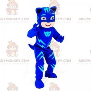 BIGGYMONKEY™ maskottipukupoika kissaksi pukeutunut