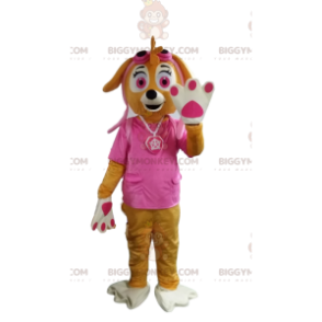 BIGGYMONKEY™ maskotdräkt av den berömda hunden från Paw