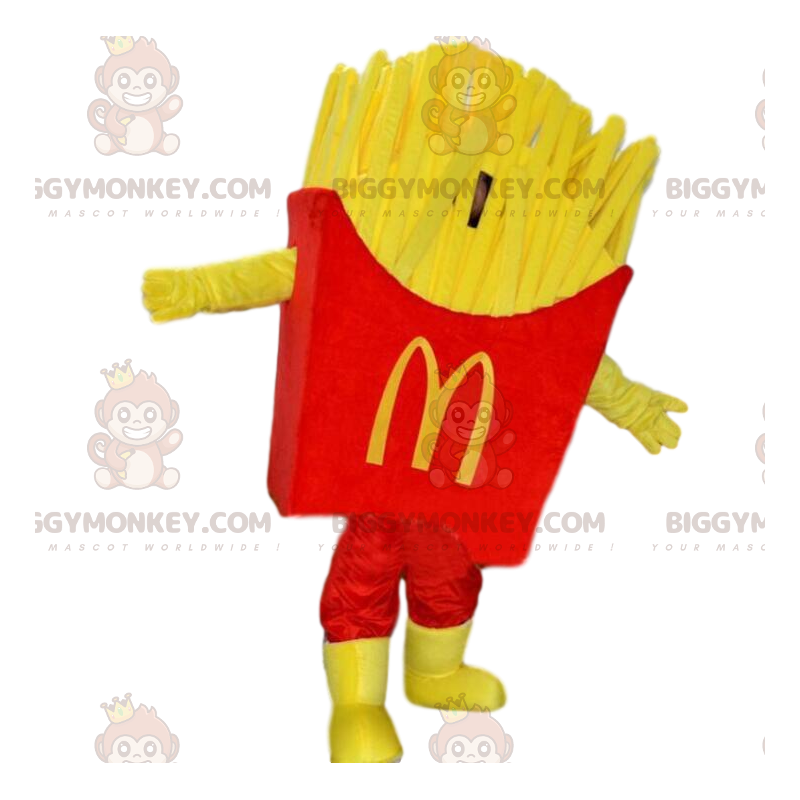 Kostým maskota Mc Donald's hranolky BIGGYMONKEY™, kostým