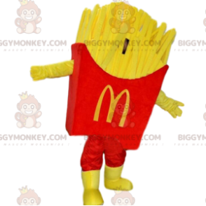 Fato de mascote BIGGYMONKEY™ de batatas fritas do Mc Donald