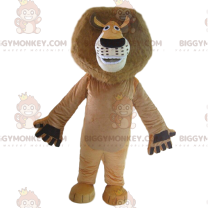 Disfraz de mascota BIGGYMONKEY™ de Alex, el famoso león de los